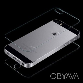 Комплект противоударных стекол iPhone 5/5s на экран и заднюю крышку
Тип: Комплек. . фото 1