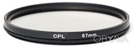 Съёмочный светофильтр PowerPlant CPL 67 мм Светофильтр PowerPlant CPL 67 мм - эт. . фото 1