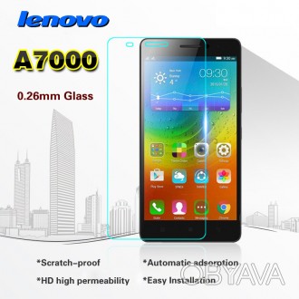 
 Защитная бронь для экрана Lenovo A7000 Брендовое защитное стекло Lenovo A7000 . . фото 1