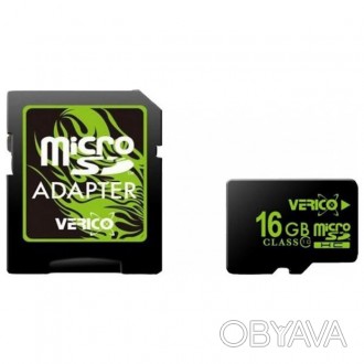 Карта памяти с адаптером Verico MicroSDHC 16GB UHS-I (Class 10)+SD adapter
 
ID . . фото 1