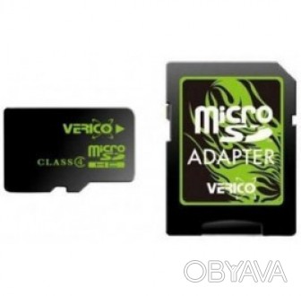 
Карта памяти + адаптер Verico MicroSDHC 32GB Class 4+SD adapter
 
ID 
00-000046. . фото 1