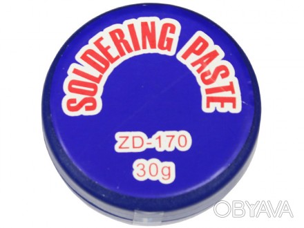 
Паста для пайки ZD-170, 30г
Производитель: ZD
Тип: Паста 
Вес: 30 г
Код поставщ. . фото 1