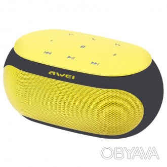 Портативная акустика AWEI Y200 Bluetooth Speaker Yellow
 
	портативная акустика . . фото 1