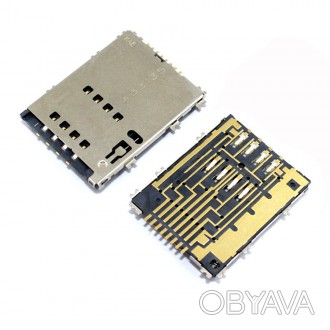 SIM connector Samsung S5250, S5750; планшетов Samsung P5100 Galaxy Tab2 , P6800 . . фото 1