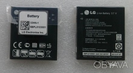 Батарея LG FL-53HB (Optimus 3D P920) 3.7V 1500mAh 5.6Wh
 
АКБ предназначена для . . фото 1