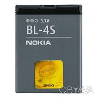 АКБ Nokia (оригинал) ВL-4S 
Производитель: Nokia 
Тип: АКБ 
Ёмкость: 860 мАн
Нап. . фото 1