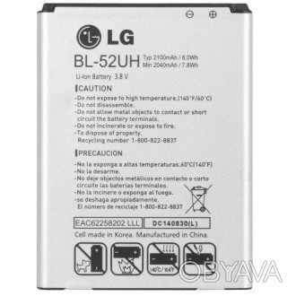 Аккумулятор LG BL-52UH для L70 D320 D325 MS323
Заявленная емкость - 2100 мач
Реа. . фото 1