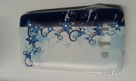 
Чехол-накладка LG L60 X135 Diamond Case сине-белая со стразами и цветами
Тип: Ч. . фото 1