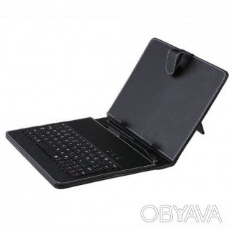 Чехол-клавиатура универсальная 8" чёрный. искусственная кожа
Производитель ― Кит. . фото 1