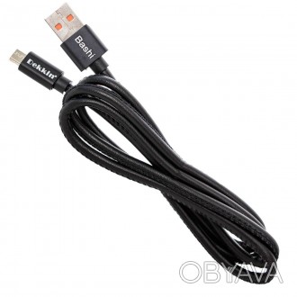 Кабель Dekkin DK-A1 оплётка кожа micro usb 1 метр премиум качество
 
Микро-юсб к. . фото 1