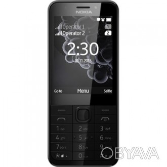 Мобильный телефон Nokia 230 DS темное серебро Производитель: Nokia; Тип устройст. . фото 1