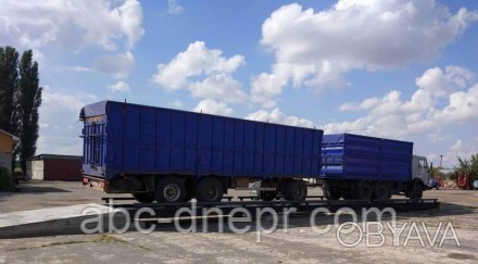 Весы напольные автомобильные для грузовых автомобилей, 60 (80) тонн 18 (20) метр. . фото 1