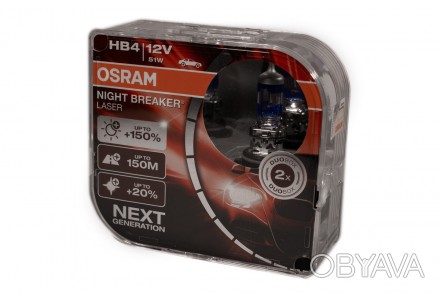 Галогеновые лампы Osram Night Breaker Laser HB4 сочетают в себе высокую производ. . фото 1