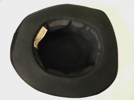 Дамская черная фетровая шляпа с полями
Размер 57

Сделана в Англии! Производи. . фото 8