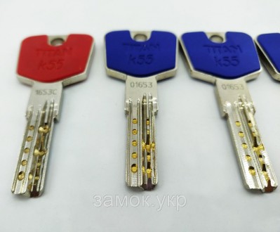 Titan K55 ключ/ключ 
 
TITAN K55 – полный аналог цилиндра К5, отличием К55 от К5. . фото 6