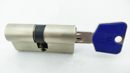 Titan K55 ключ/ключ 
 
TITAN K55 – полный аналог цилиндра К5, отличием К55 от К5. . фото 2