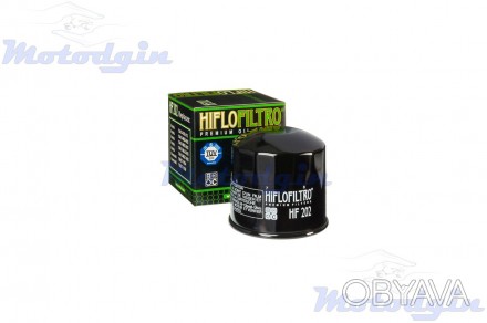Масляный фильтр HIFLOFILTRO HF202 для японских скутеров и мотоциклов Honda. В пр. . фото 1
