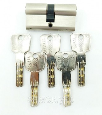 Titan K5 ключ/ключ 
 
TITAN K5 – цилиндры высокой степени безопасности. Детали ц. . фото 2