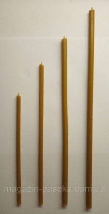 Свечи восковые сделан с ПЧЕЛИНОГО ВОСКА . Размер 6 мм х 25 см. Время горения при. . фото 3
