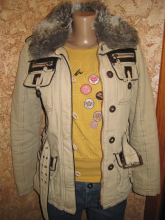 Продам женскую весенне-осеннею куртку Jennyfer. Размер S. Мех искусственный, сни. . фото 3