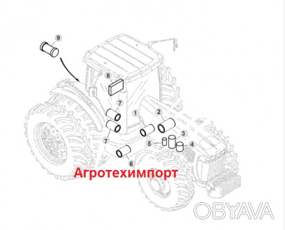 Фильтры для трактора John Deere 8430, Джон Дир, воздушный, топливный, гидравличе. . фото 1