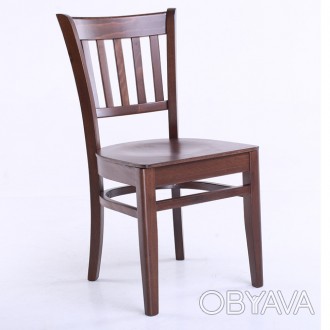 
Класичний дерев&apos;яний стілець "Прага 01" з твердим сидінням являється прекр. . фото 1