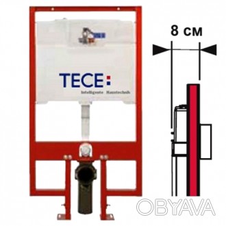 
Інсталяція TECE Profil 80мм для встановлення підвісного унітаза (9.300.040) В к. . фото 1