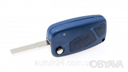 Выкидной ключ Fiat 3 кнопки 433Mhz chip ID46 лезвие SIP22
Подходит для автомобил. . фото 1