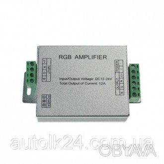 Усилитель контроллера "AMPLIFIER-12A" RGB 144W 12A 12-24V
 Описание 
 Работа это. . фото 1