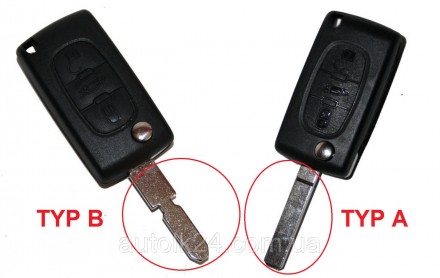 Корпус выкидного ключа 3 кнопки для Citroen 
Подходит для ключа на котором батар. . фото 7