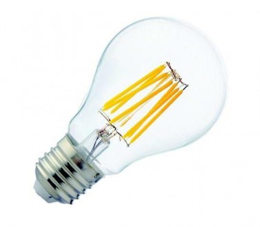 На первый взгляд светодиодная лампа Filament похожа на лампу накаливания. Станда. . фото 2
