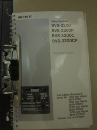 400
1.	BVE 2000 01 		инструкция микшерного пульта Sony BetacamSP				
2.	BVE 20. . фото 5