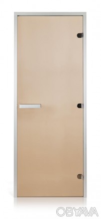 Дверь «GREUS» бронза 80х200 с алюминиевой коробкой изготовлена специально для ус. . фото 1
