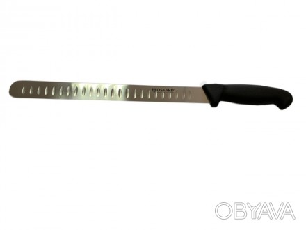 Профессиональный длинный нож для нарезки хамона на кости.
Нож с длинным, гибким . . фото 1