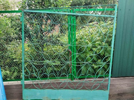 Ворота въездные распашные узорчатые 2х створчатые металлические. Ширина одного п. . фото 3