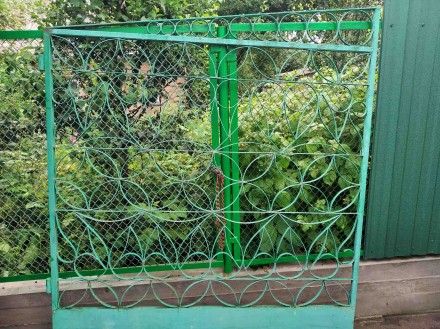 Ворота въездные распашные узорчатые 2х створчатые металлические. Ширина одного п. . фото 2