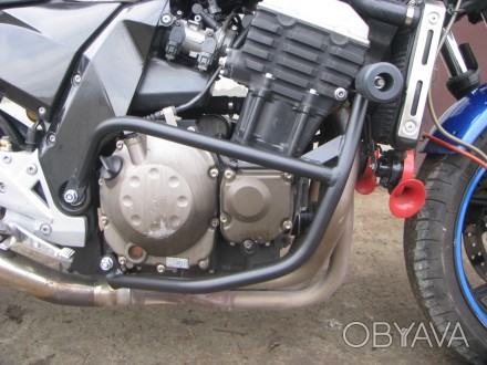 Защитные дуги Kawasaki Z 750 2004-2006.Порошковая покраска. Крепления в комплект. . фото 1