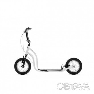 Yedoo Ox New - высококачественный двухколесный самокат с надувными колесами и ру. . фото 1