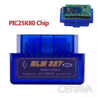 Адаптер ELM327 Bluetooth: прошивка 1.5 чип PIC18F25K80. Диагностика OBD2 OBD-II
. . фото 1